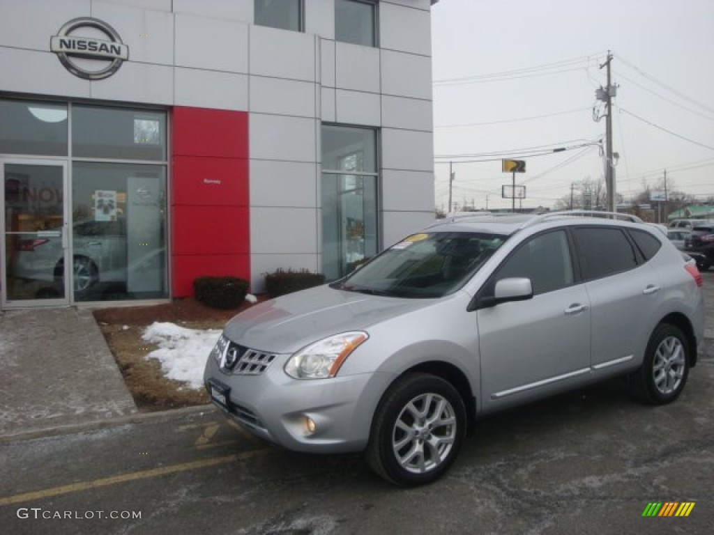 2011 Rogue SV AWD - Silver Ice Metallic / Black photo #26