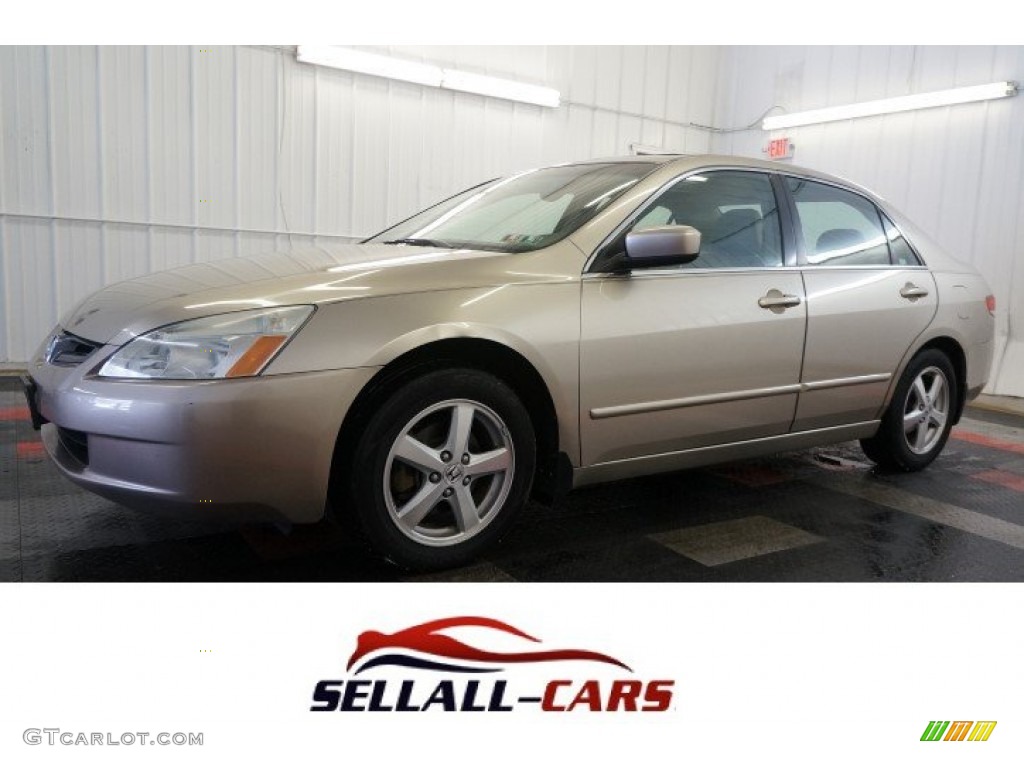 2003 Accord EX Sedan - Desert Mist Metallic / Ivory photo #1