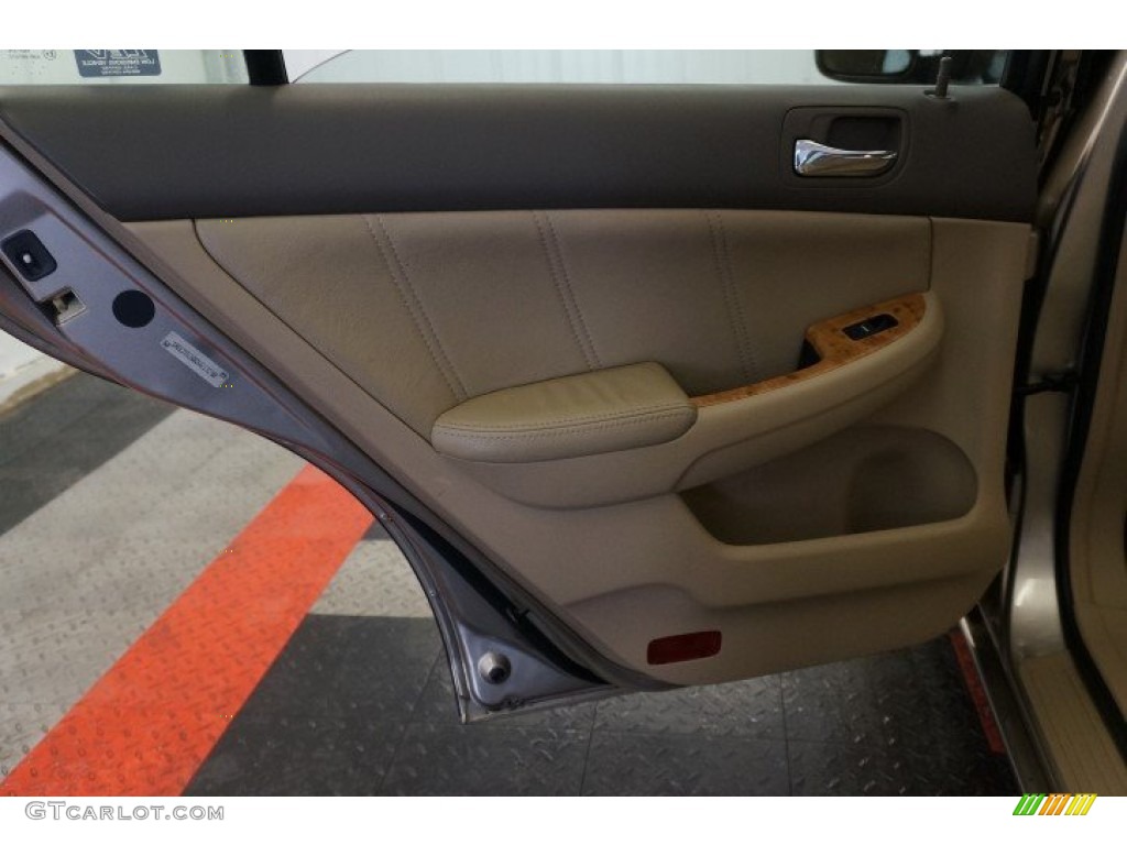 2003 Accord EX Sedan - Desert Mist Metallic / Ivory photo #15