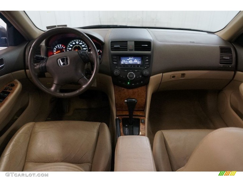 2003 Accord EX Sedan - Desert Mist Metallic / Ivory photo #23