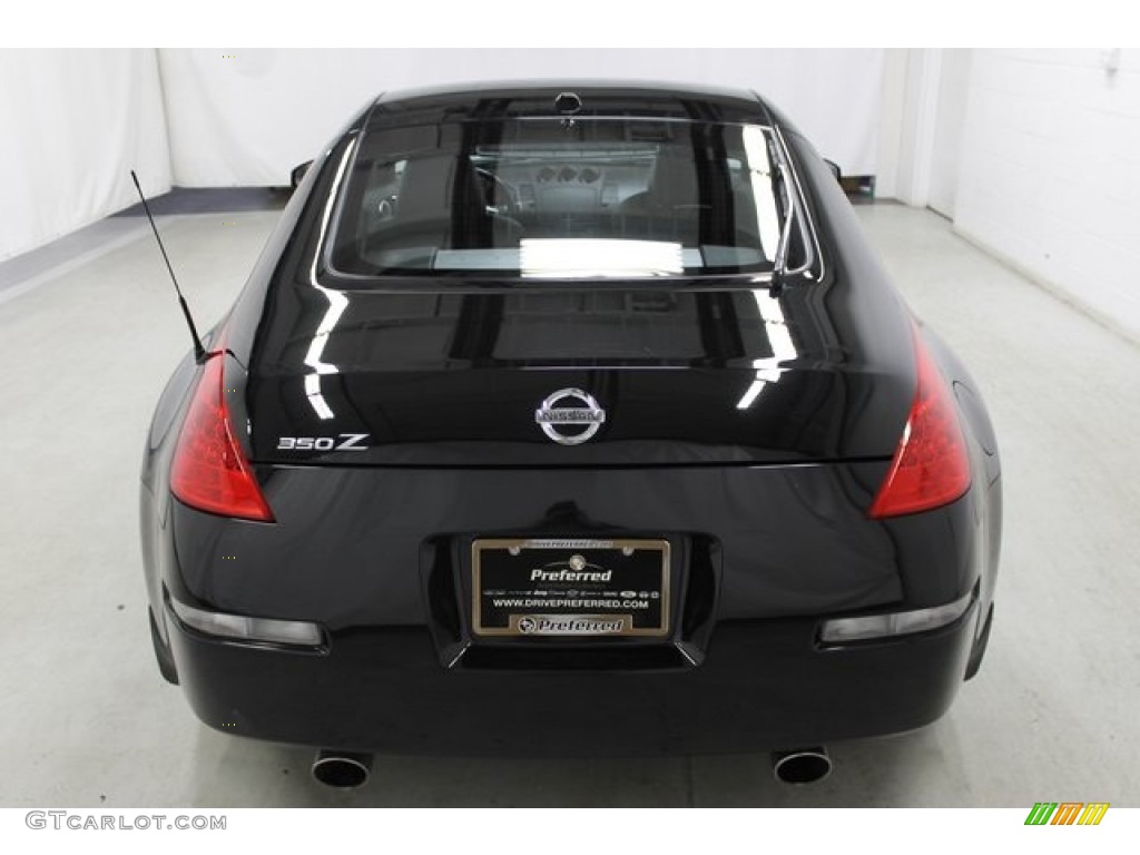 2007 350Z Grand Touring Coupe - Magnetic Black Pearl / Charcoal photo #7