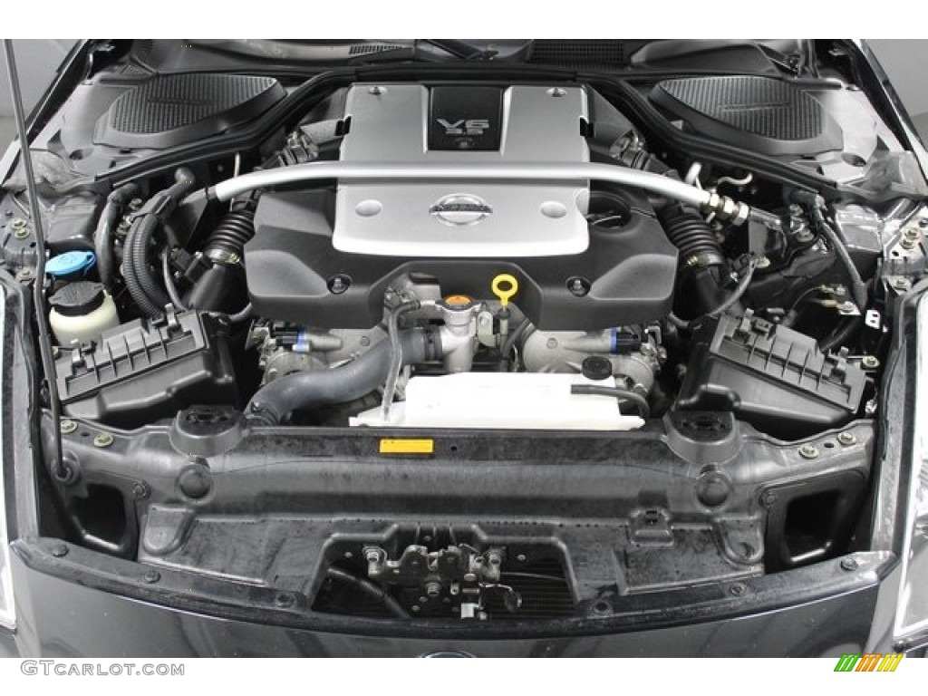 2007 350Z Grand Touring Coupe - Magnetic Black Pearl / Charcoal photo #12