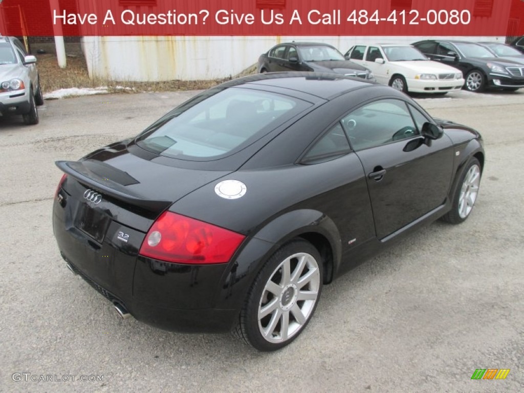 2004 TT 3.2 quattro Coupe - Brilliant Black / Ebony photo #3