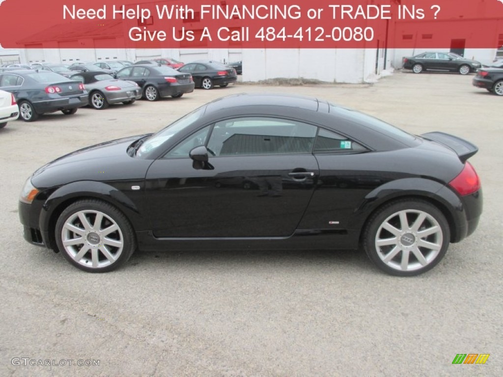 2004 TT 3.2 quattro Coupe - Brilliant Black / Ebony photo #7