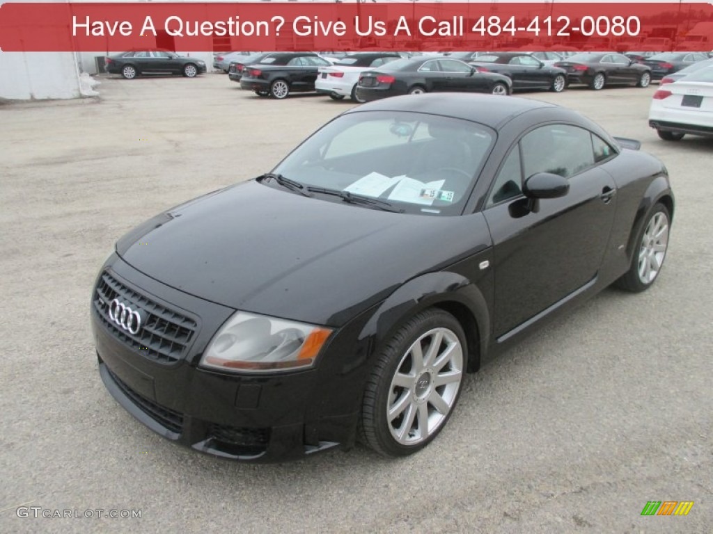 2004 TT 3.2 quattro Coupe - Brilliant Black / Ebony photo #8