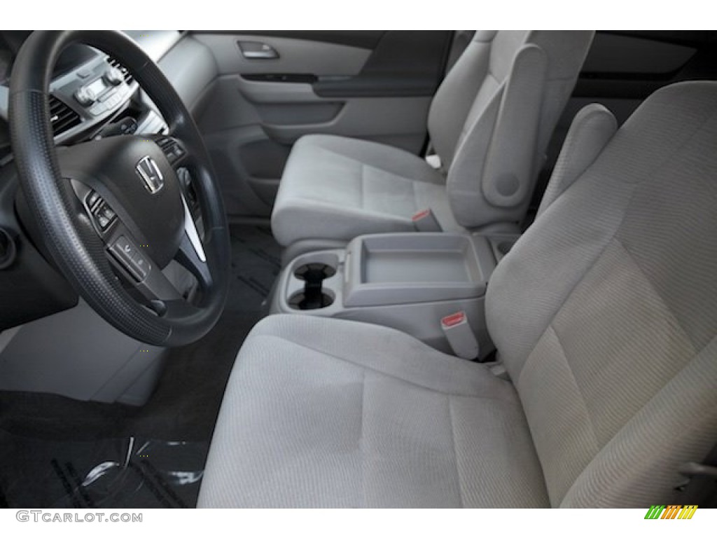 2012 Odyssey EX - Alabaster Silver Metallic / Gray photo #3