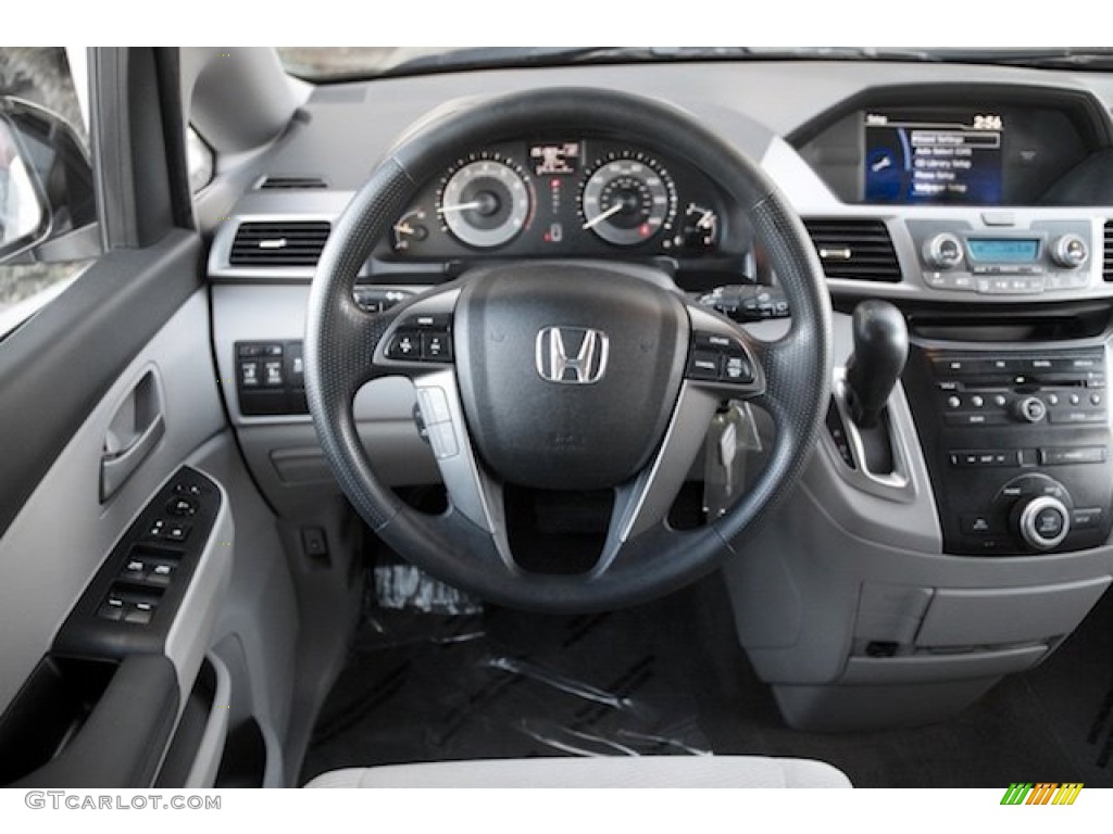 2012 Odyssey EX - Alabaster Silver Metallic / Gray photo #5