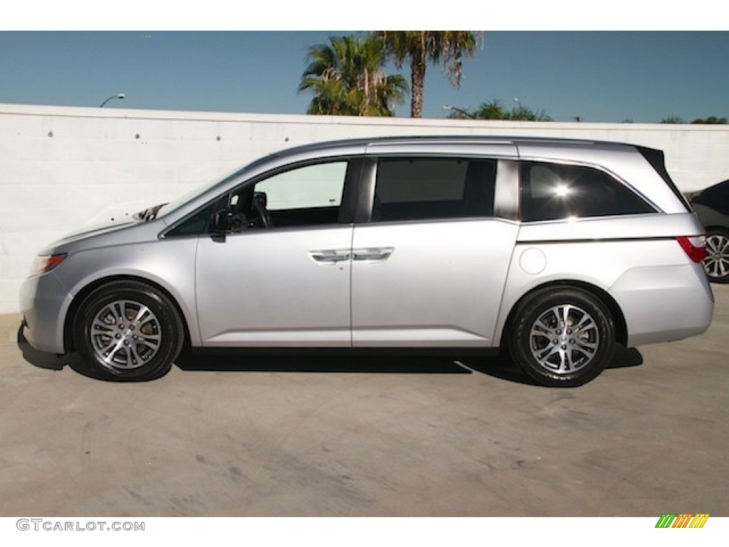 2012 Odyssey EX - Alabaster Silver Metallic / Gray photo #7