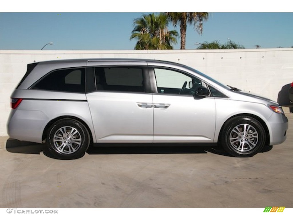2012 Odyssey EX - Alabaster Silver Metallic / Gray photo #9