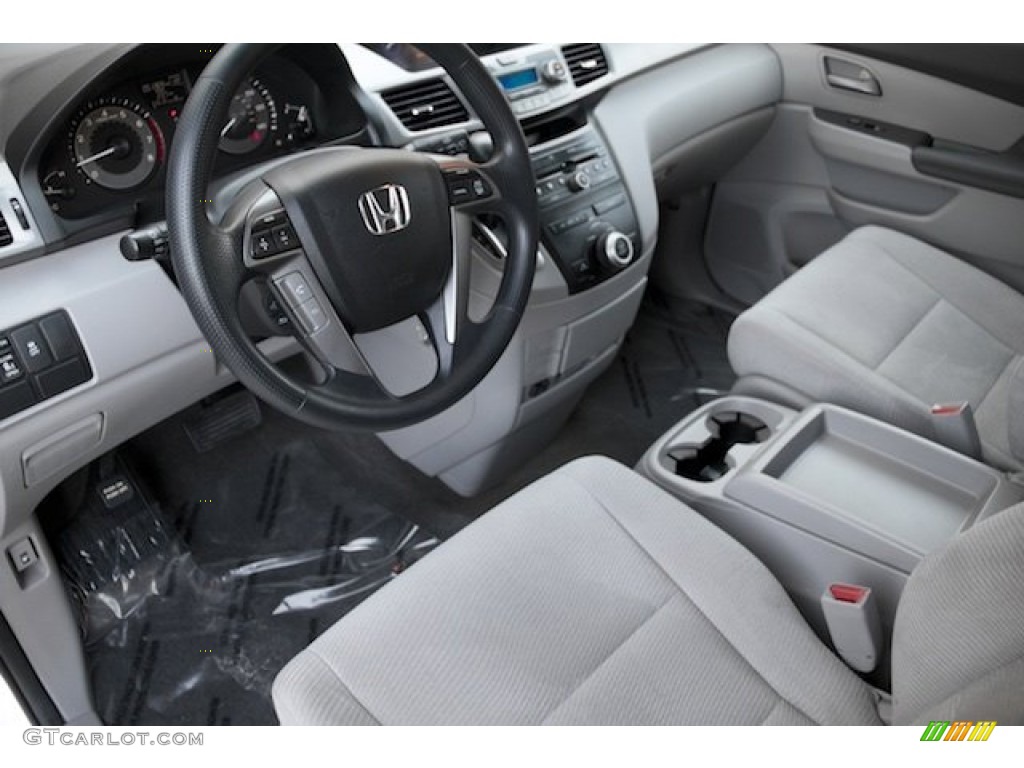 2012 Odyssey EX - Alabaster Silver Metallic / Gray photo #11