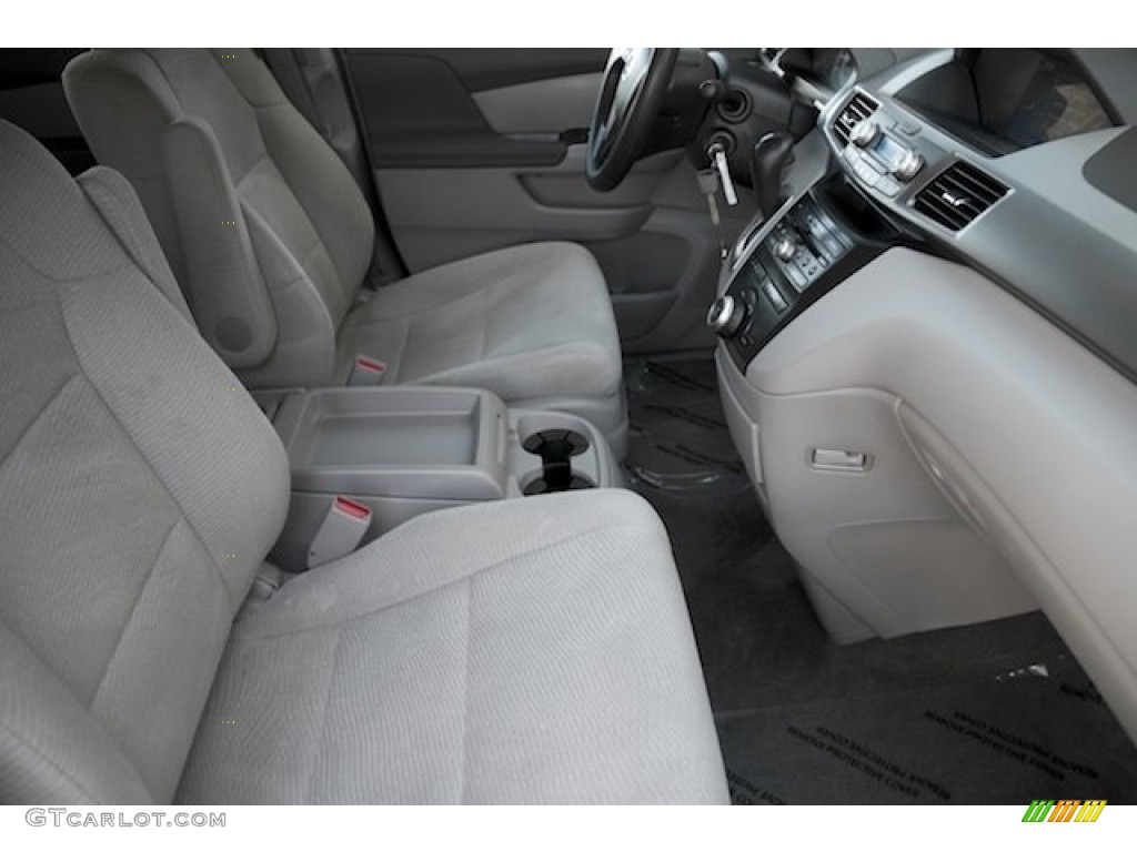 2012 Odyssey EX - Alabaster Silver Metallic / Gray photo #20