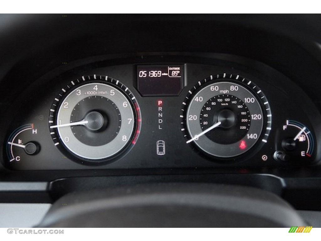 2012 Odyssey EX - Alabaster Silver Metallic / Gray photo #24