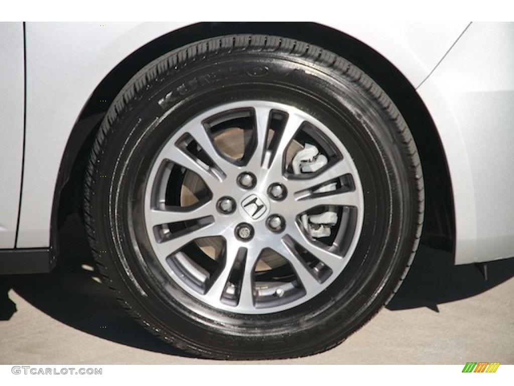 2012 Odyssey EX - Alabaster Silver Metallic / Gray photo #31