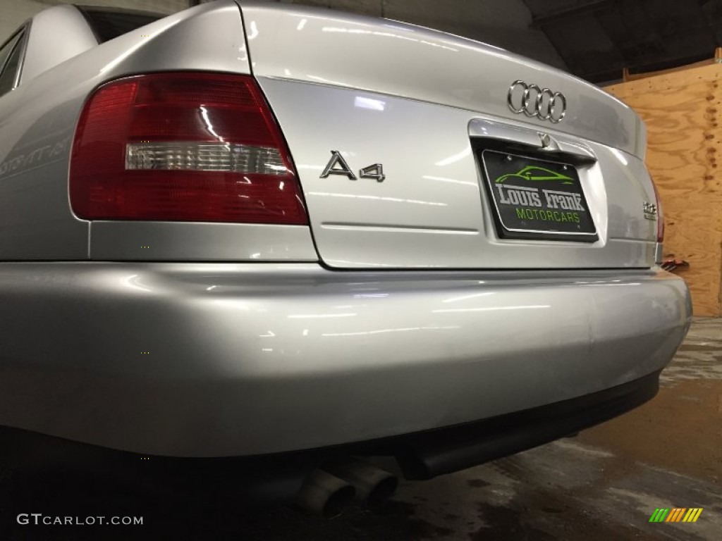 2001 A4 2.8 quattro Sedan - Light Silver Metallic / Ecru/Clay photo #34