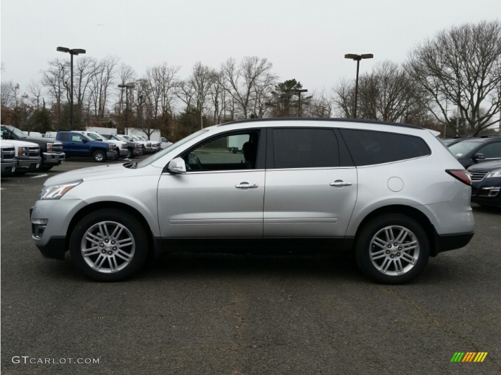 Silver Ice Metallic 2015 Chevrolet Traverse LT AWD Exterior Photo #101562761