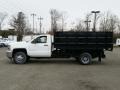 2015 Summit White Chevrolet Silverado 3500HD WT Regular Cab 4x4 Dump Truck  photo #4