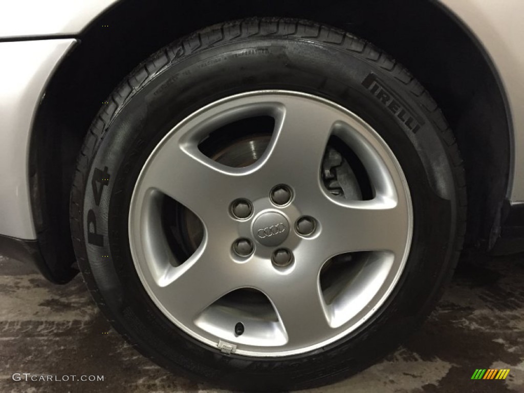 2001 A4 2.8 quattro Sedan - Light Silver Metallic / Ecru/Clay photo #91