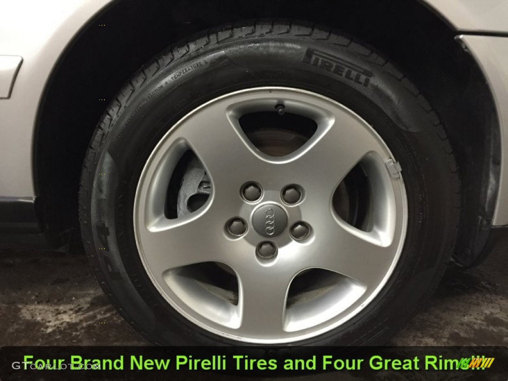 2001 A4 2.8 quattro Sedan - Light Silver Metallic / Ecru/Clay photo #93