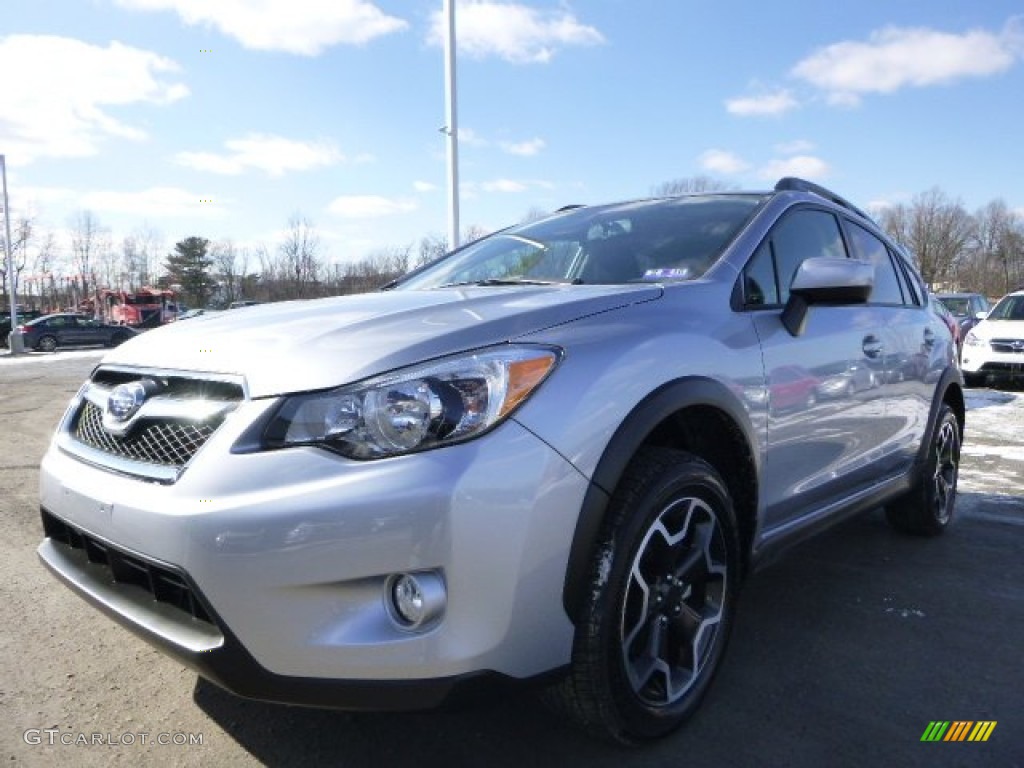2015 XV Crosstrek 2.0i Premium - Ice Silver Metallic / Black photo #7