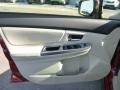 Ivory 2015 Subaru XV Crosstrek 2.0i Premium Door Panel