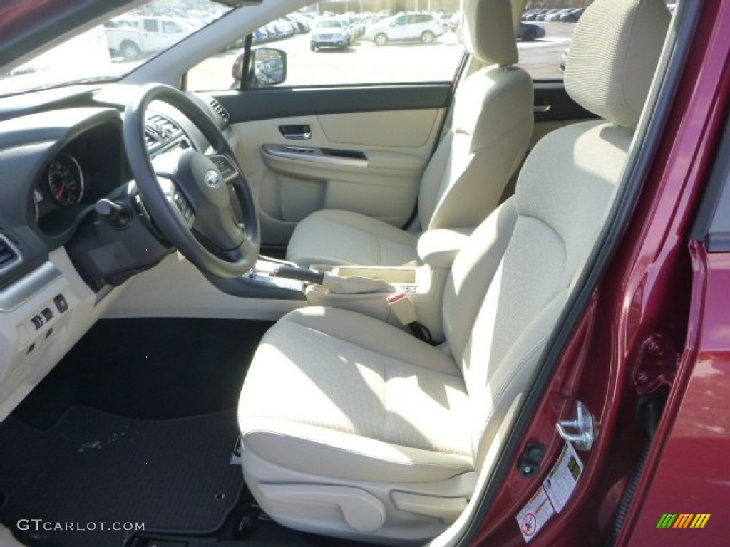 Ivory Interior 2015 Subaru XV Crosstrek 2.0i Premium Photo #101565776