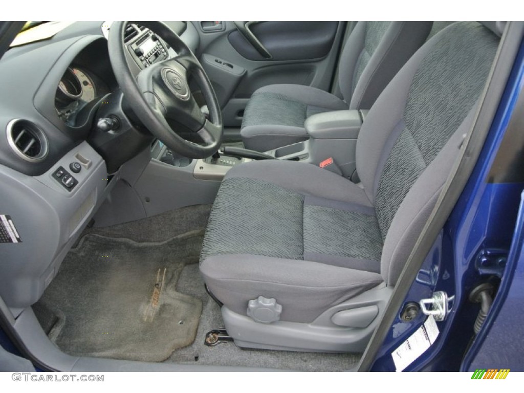 Gray Interior 2002 Toyota RAV4 4WD Photo #101568014
