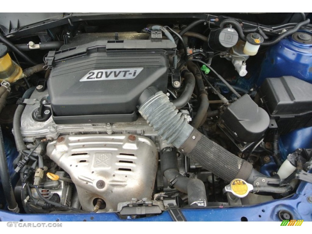 2002 RAV4 4WD - Spectra Blue Mica / Gray photo #20