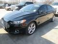 2015 Tuxedo Black Metallic Ford Fusion SE  photo #2