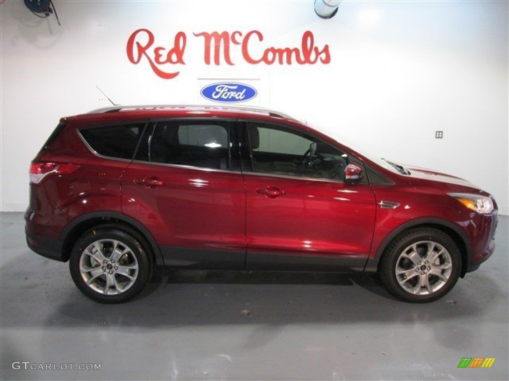 2015 Escape Titanium - Ruby Red Metallic / Medium Light Stone photo #8