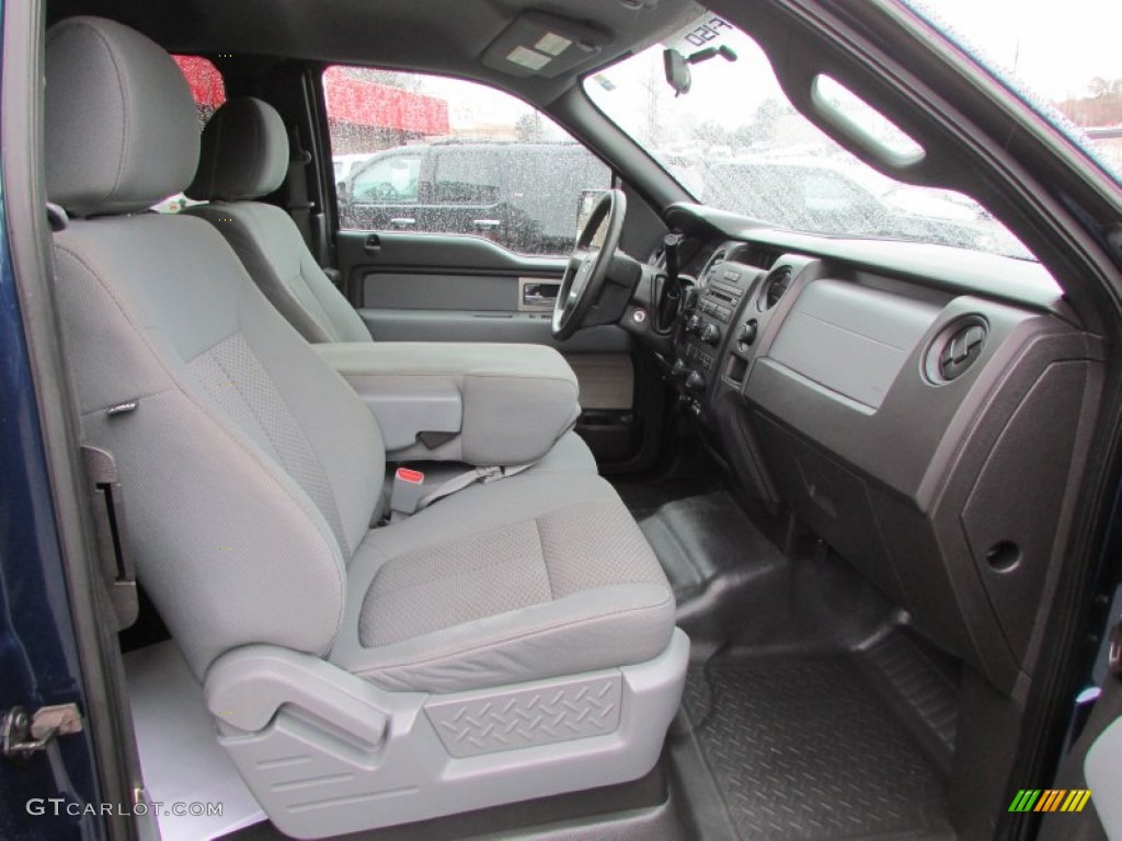 2011 F150 XL SuperCab - Dark Blue Pearl Metallic / Steel Gray photo #16