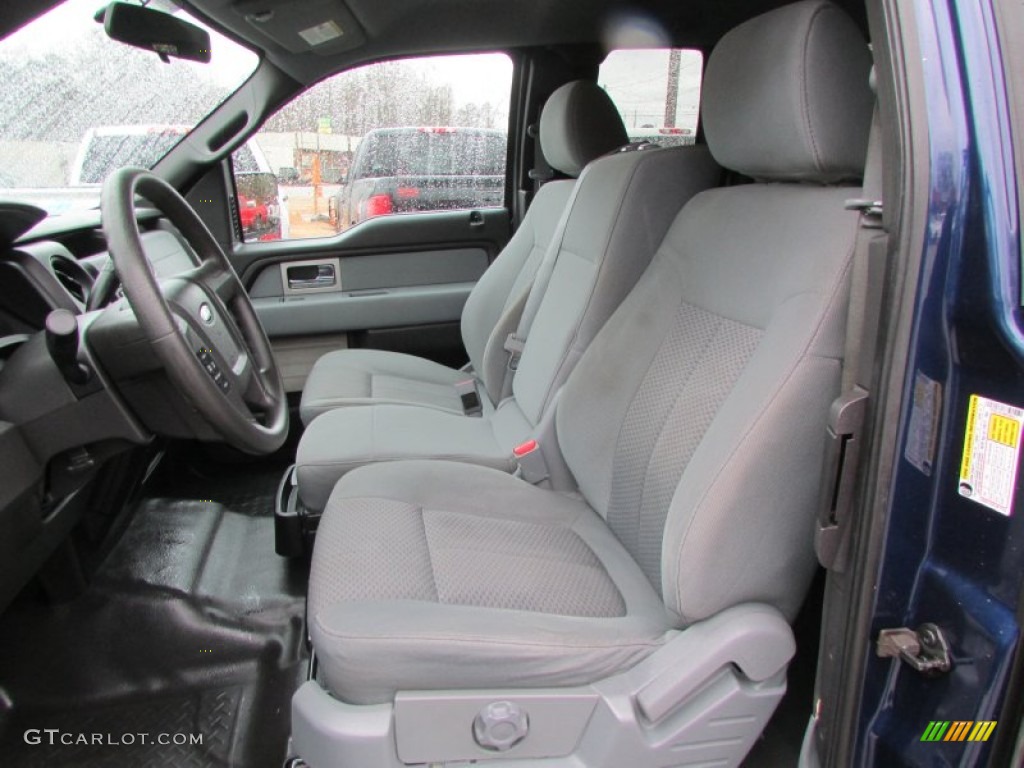 2011 F150 XL SuperCab - Dark Blue Pearl Metallic / Steel Gray photo #31