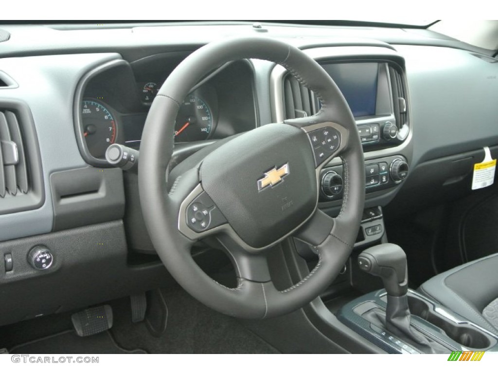 2015 Colorado Z71 Extended Cab - Black / Jet Black/Dark Ash photo #23