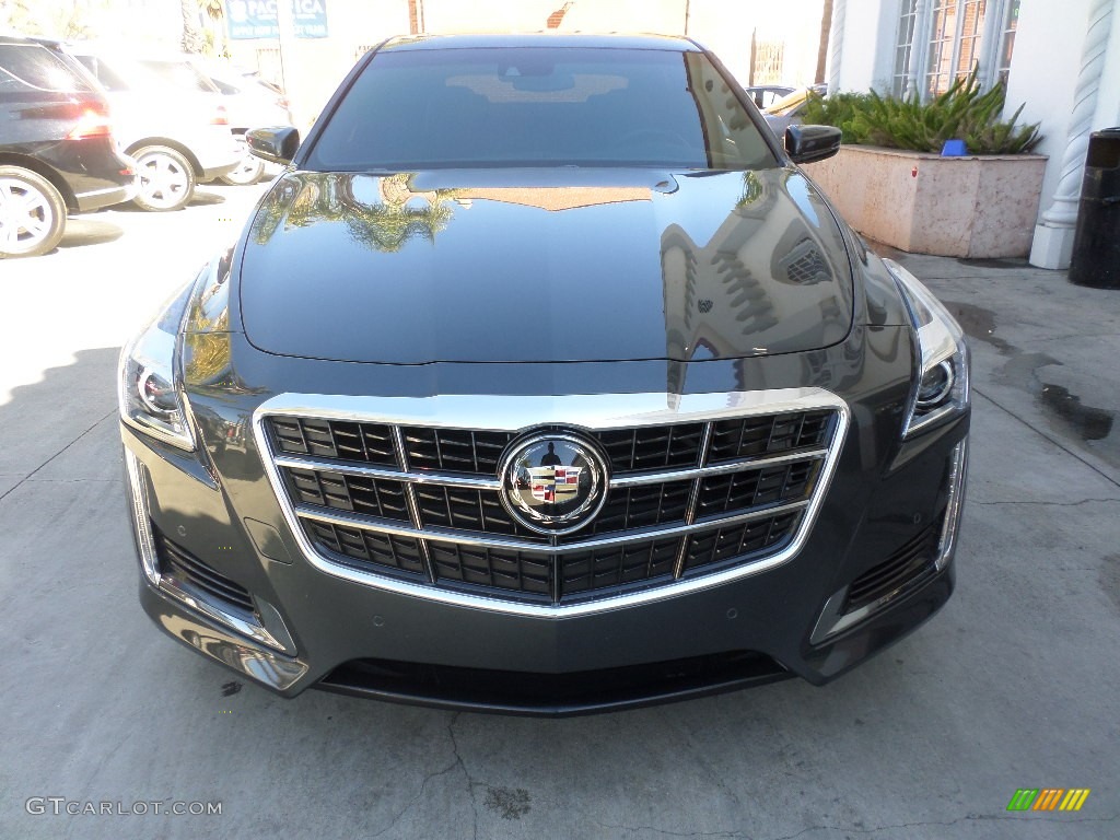 Phantom Gray Metallic 2014 Cadillac CTS Vsport Premium Sedan Exterior Photo #101575028