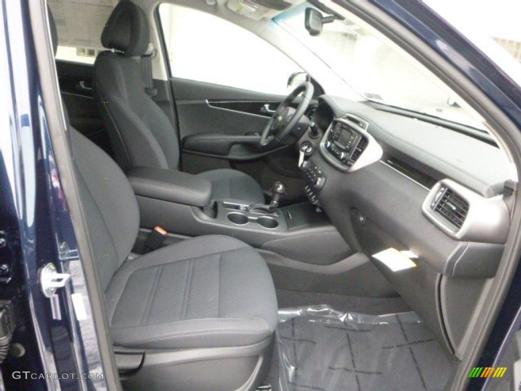 Satin Black Interior 2016 Kia Sorento LX AWD Photo #101575187