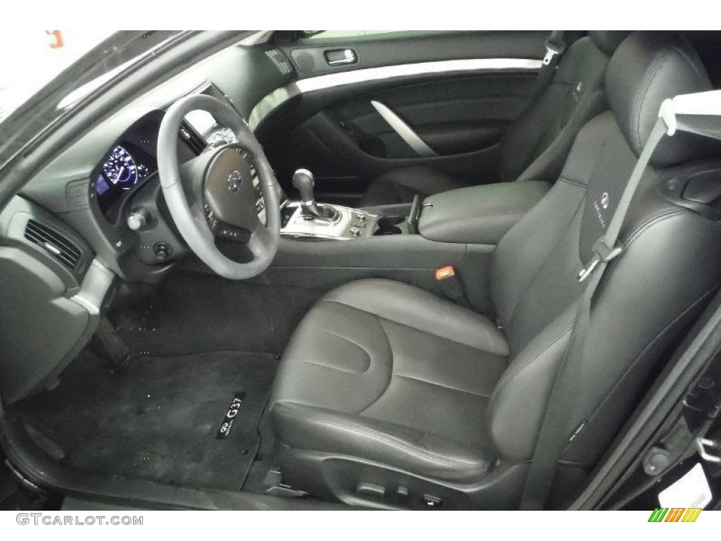 Graphite Interior 2013 Infiniti G 37 x AWD Coupe Photo #101578780