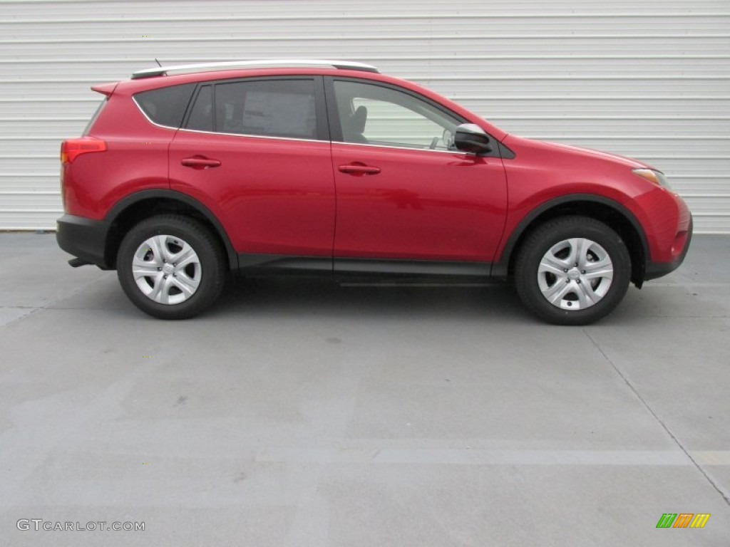 Barcelona Red Metallic 2015 Toyota RAV4 LE Exterior Photo #101579162