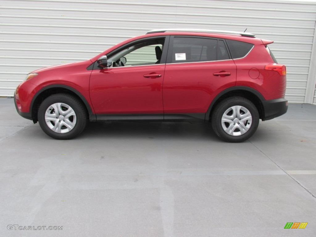 Barcelona Red Metallic 2015 Toyota RAV4 LE Exterior Photo #101579231