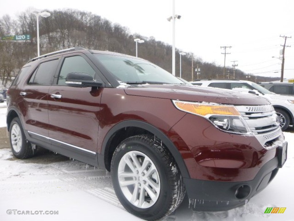 2015 Explorer XLT 4WD - Bronze Fire / Medium Light Stone photo #3
