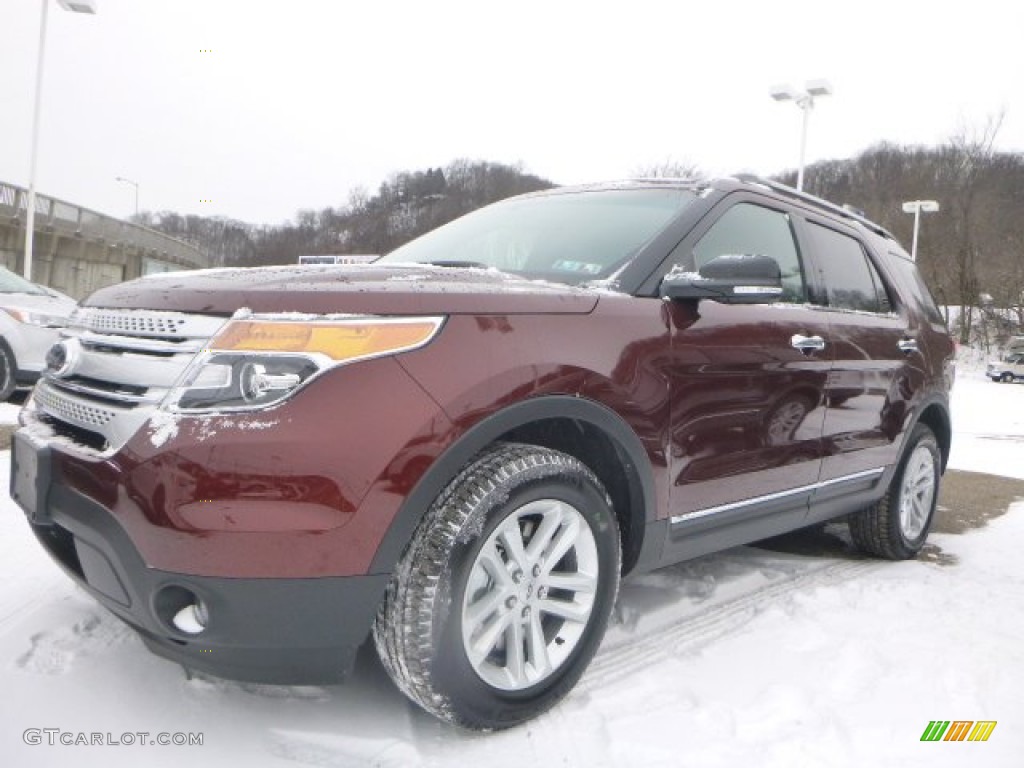2015 Explorer XLT 4WD - Bronze Fire / Medium Light Stone photo #5