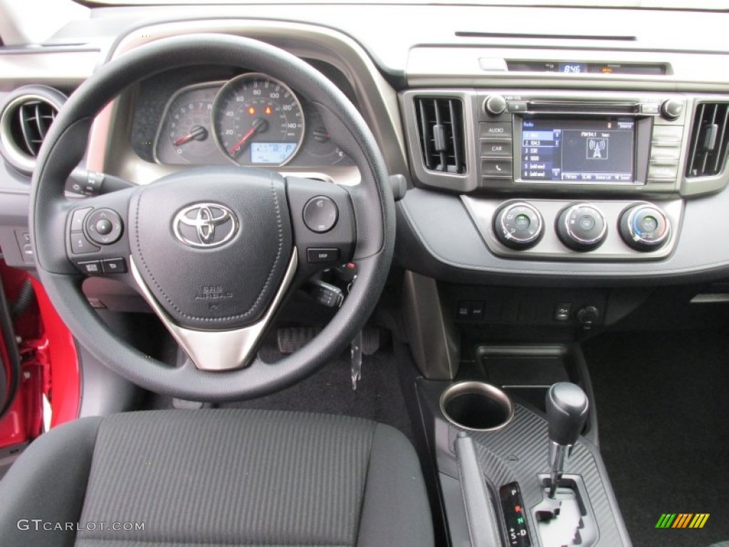 2015 Toyota RAV4 LE Black Dashboard Photo #101579669