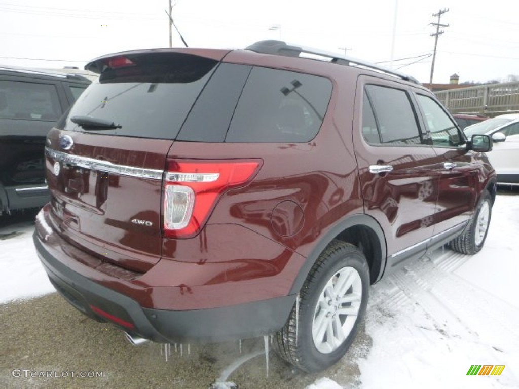 2015 Explorer XLT 4WD - Bronze Fire / Medium Light Stone photo #8