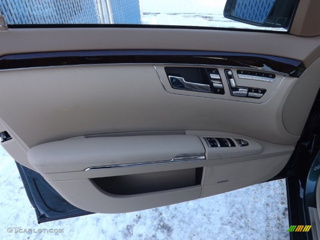 2013 S 550 4Matic Sedan - Jade Green Metallic / Cashmere/Savanna photo #13