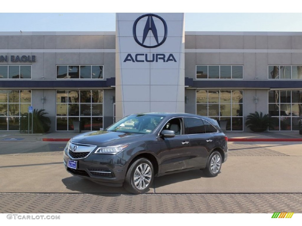 2015 MDX Technology - Graphite Luster Metallic / Ebony photo #3