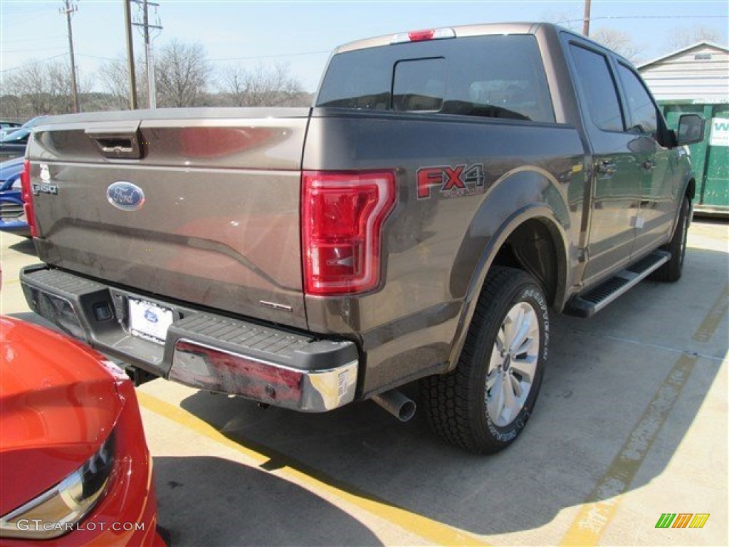 2015 F150 Lariat SuperCrew 4x4 - Caribou Metallic / Medium Light Camel photo #26