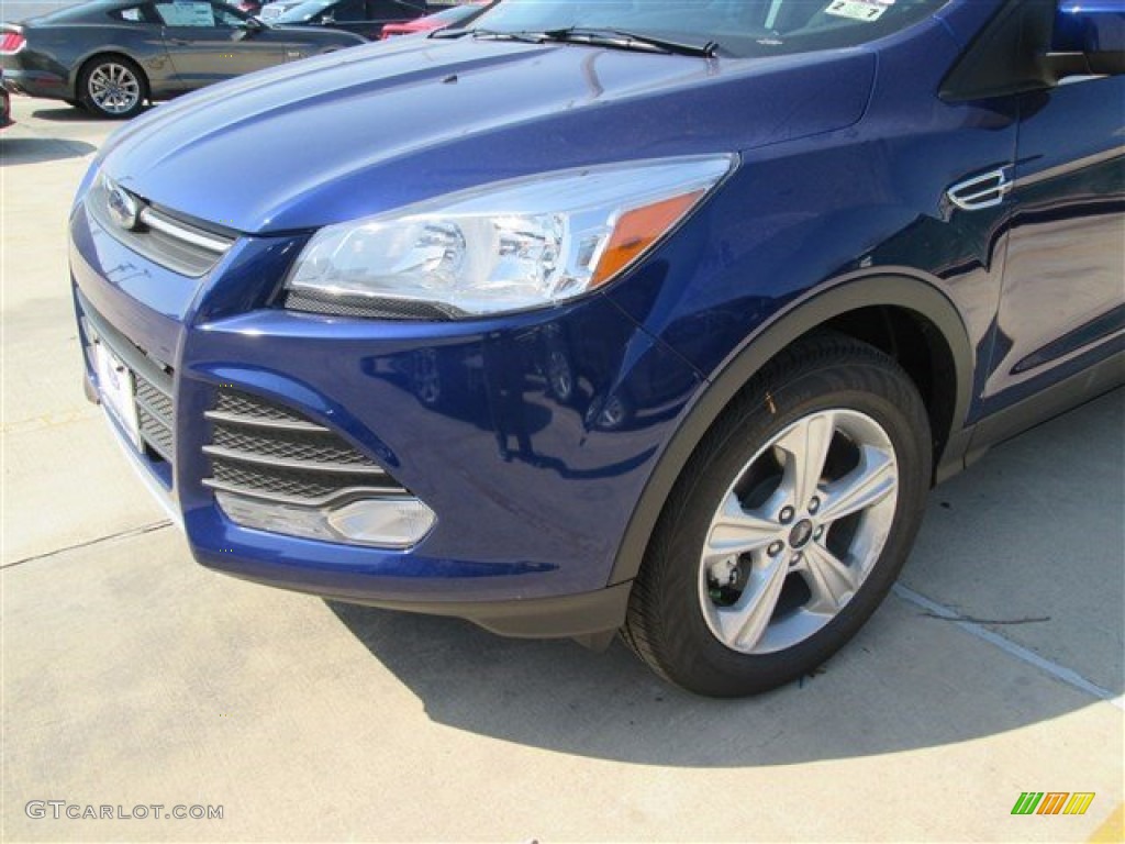 2015 Escape SE - Deep Impact Blue Metallic / Charcoal Black photo #6