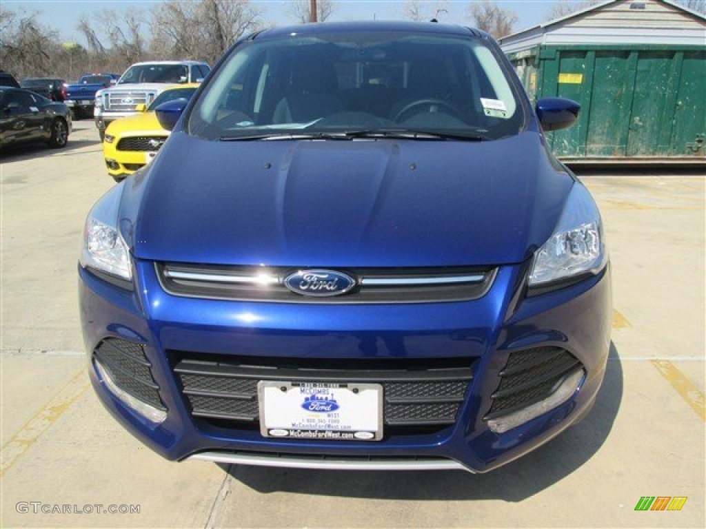 2015 Escape SE - Deep Impact Blue Metallic / Charcoal Black photo #15