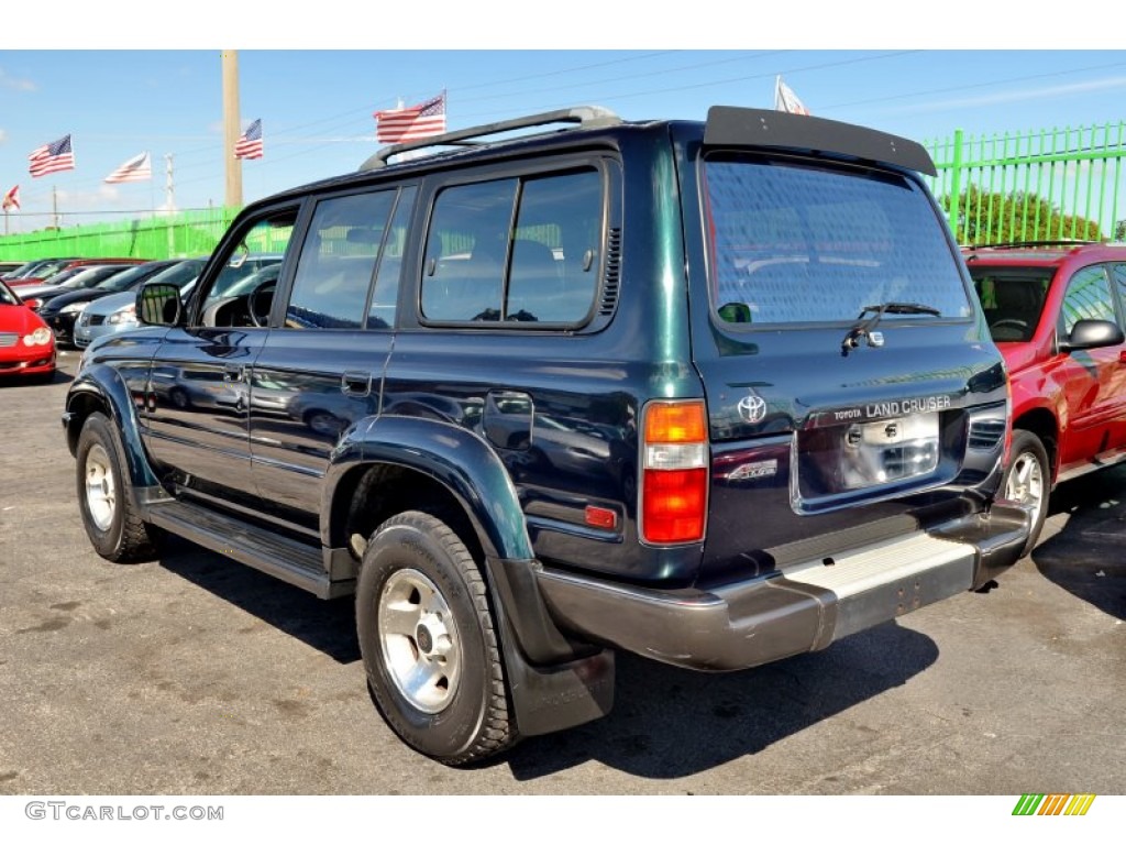 Dark Green Pearl Metallic 1994 Toyota Land Cruiser Standard Land Cruiser Model Exterior Photo #101585606