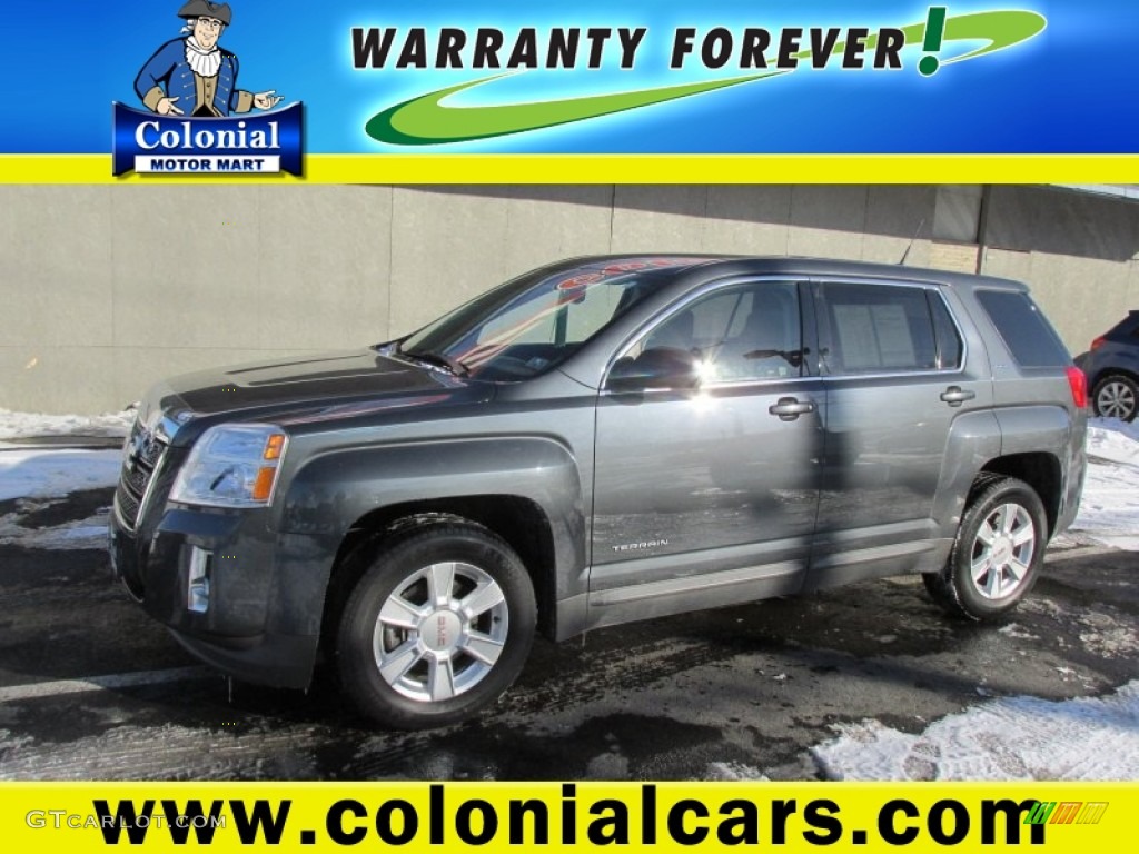 2011 Terrain SLE AWD - Cyber Gray Metallic / Jet Black photo #1