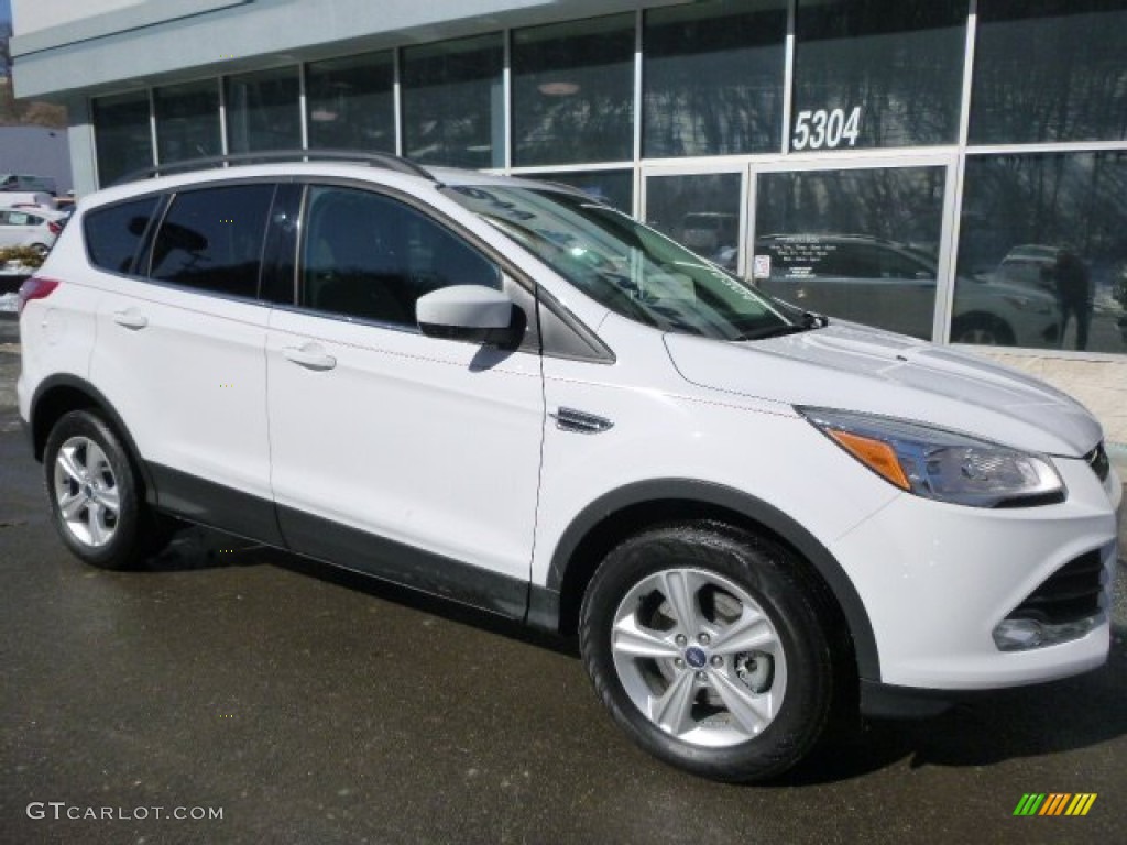 2014 Escape SE 2.0L EcoBoost 4WD - Oxford White / Medium Light Stone photo #2