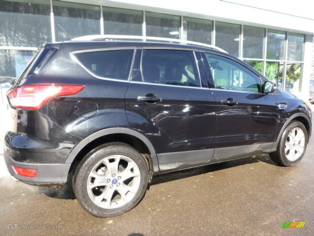 2014 Escape Titanium 2.0L EcoBoost 4WD - Tuxedo Black / Charcoal Black photo #3